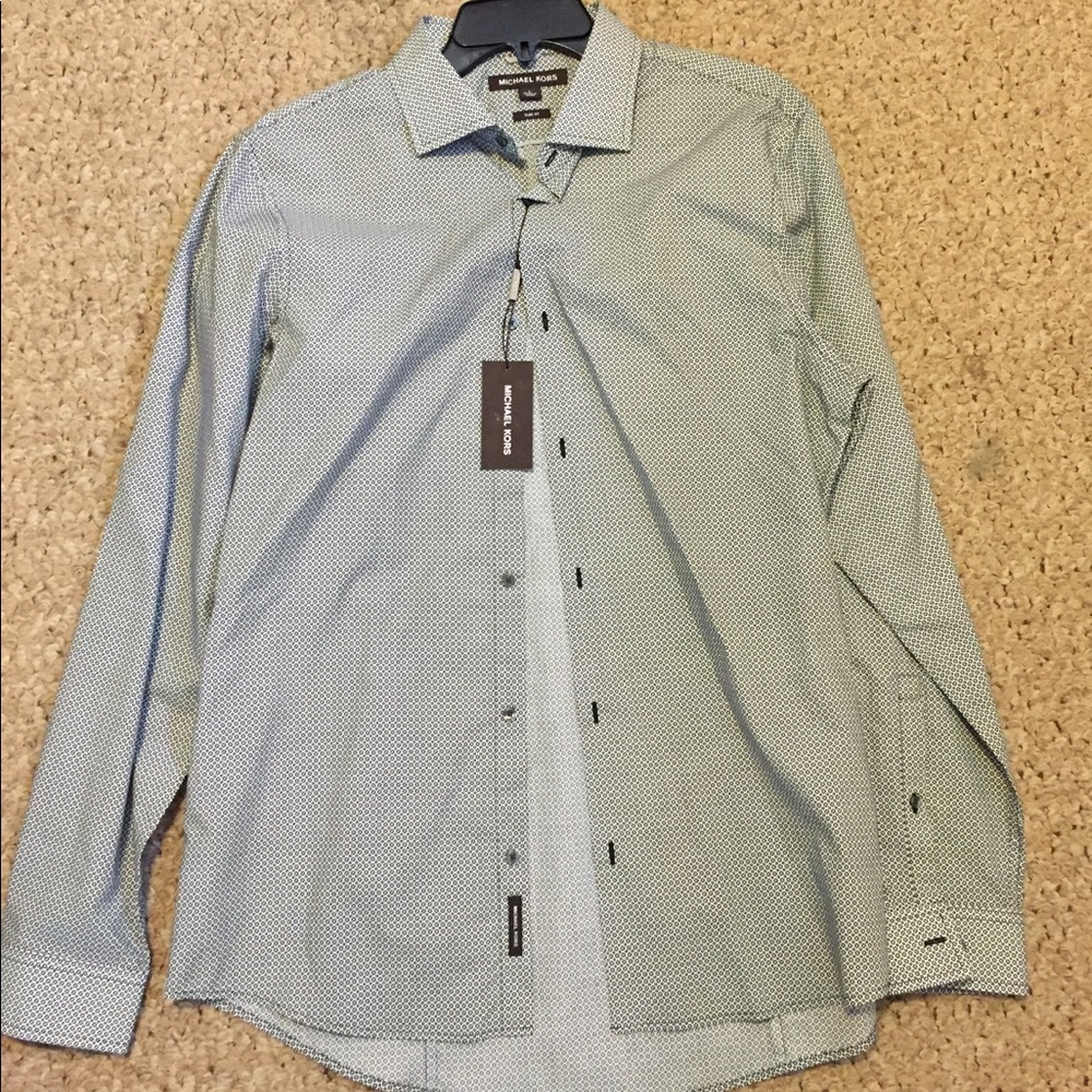 BNWT - Michael Kors Men’s Large Button Down